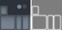 Diffuse (left) and alpha (right) channels for slot 1.